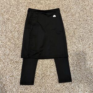 Snoga Black Girls Skirted Leggings